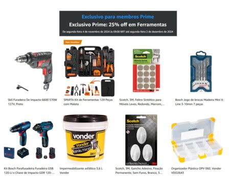 25% Off em Ferramentas e Construção - Amazon
