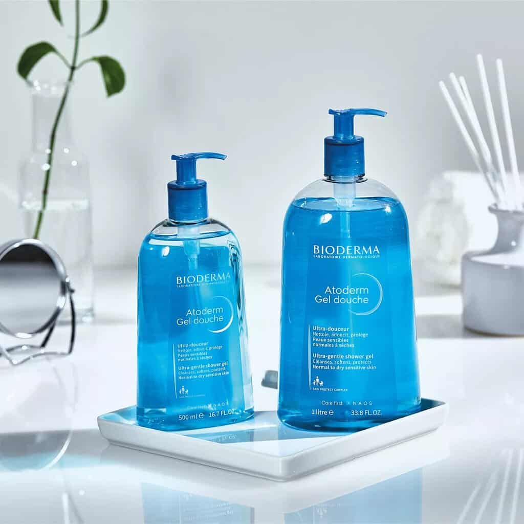 Bioderma atoderm gel de banho ultra suave frasco 500ml