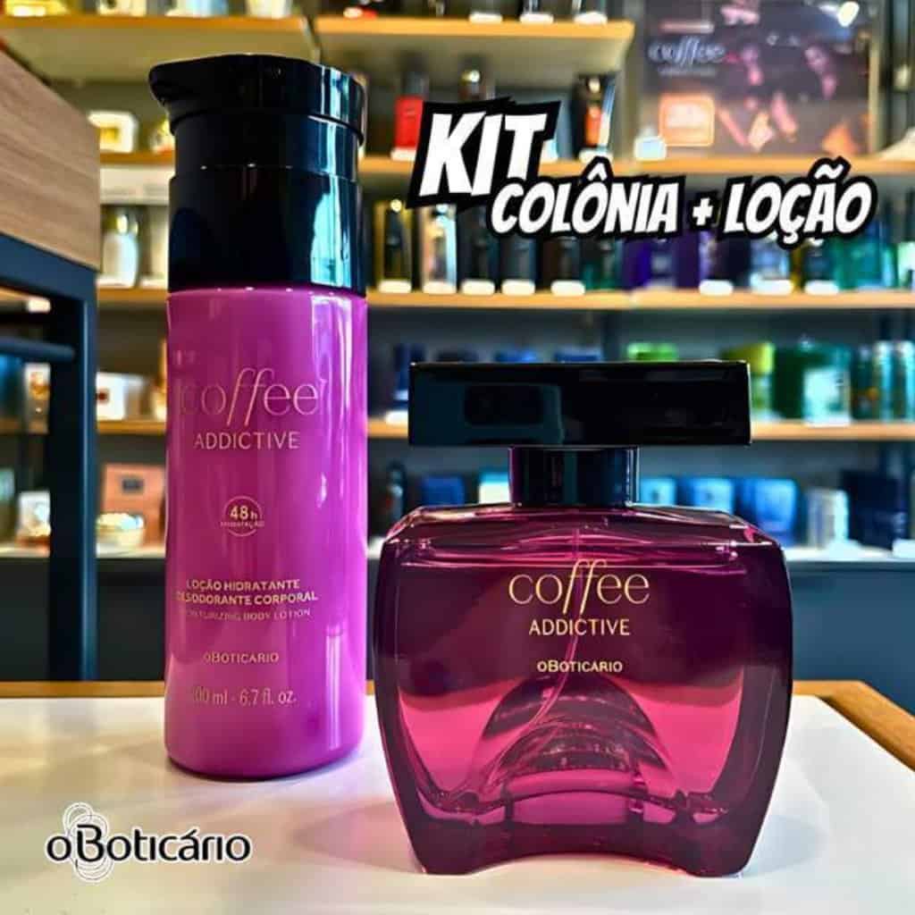 Combo Coffee Addictive Woman: Desodorante Colônia 100ml + Loção Corporal 200ml