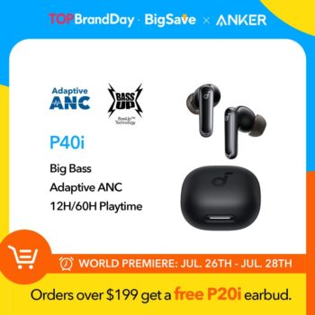 Fone de Ouvido Bluetooth Anker P40i Cupom