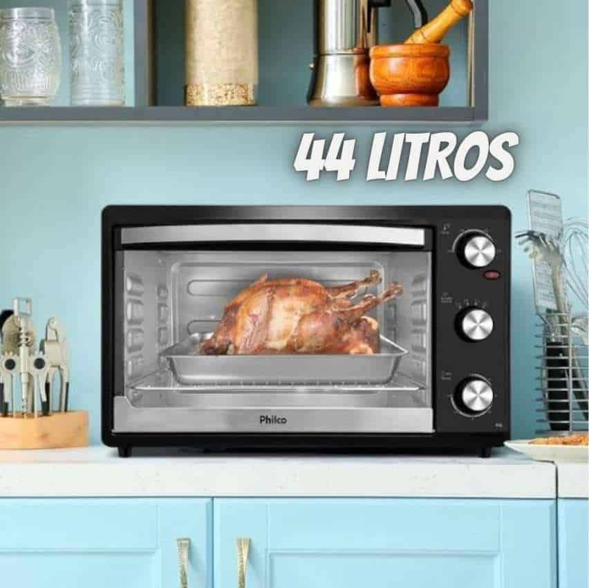 Forno Elétrico Philco PFE44P Dupla Resistência 44L 220V