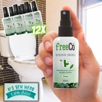 Freeco Kit 12X60Ml Freecô Bloqueador De Odores Sanitários