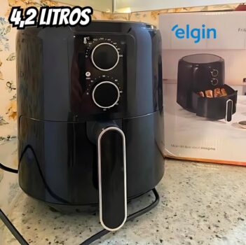 Fritadeira Elétrica Cube Fry Elgin 4,2 L Airfryer 110v