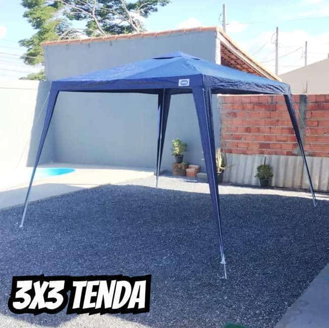 Gazebo 3x3 Tenda Praia Reforçada Rafia Mor Feira Promoção