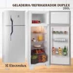 Geladeira/Refrigerador Electrolux Manual Duplex 260L Cycle Defrost DC35A Branco