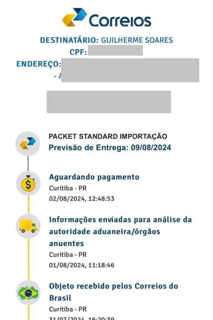 Página fraudulenta mostra dados reais de cliente