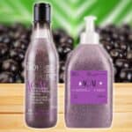 Kit Sabonete Líquido Esfoliante Ekos Açaí com Refil 2 un de 185 ml