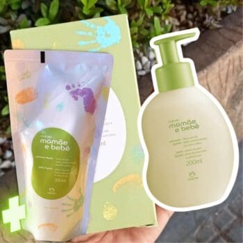 Kit Sabonete Líquido Mamãe e Bebê com Refil 2 un de 200 ml