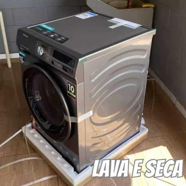 Lava E Seca Hisense 13kg Steam Titanium Wd5q1342bt2 220v Cor Titânio