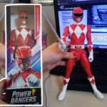 Power Rangers Mighty Morphin Ranger Vermelho - Figura de 30 cm - E8665 - Hasbro