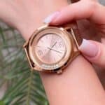 Relogio De Pulso Feminino Lince Rose Gold Lrr4711lr2rx Cor da correia Rose/Gold