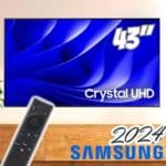 Samsung Smart TV 43" Crystal UHD 4K 43DU8000 2024, Painel Dynamic Crystal Color, Alexa built in 43"