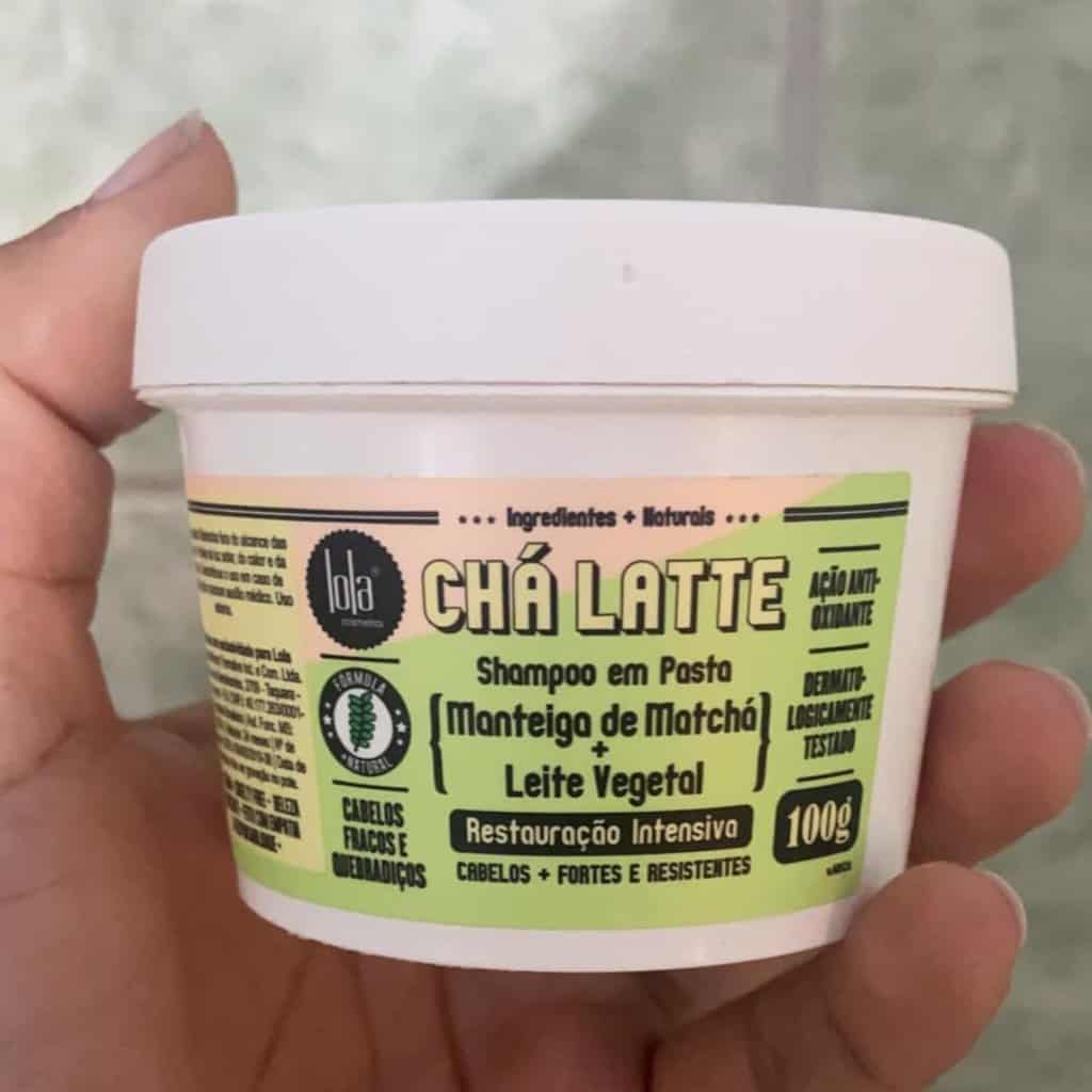 Shampoo em Pasta - Chá Latte - Matchá e Leite Vegetal, Lola Cosmetics