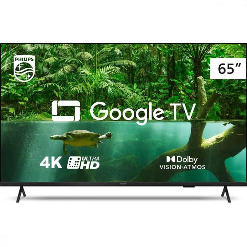 Smart TV 65 Philips 4K 65PUG7408 Google TV Bluetooth