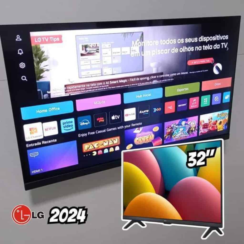 Smart Tv LG 32 Led Thinq Ai Hrd10 Webos 32lr600 2024