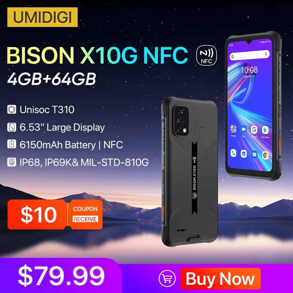 Smartphone UMIDIGI-BISON X10S Cupom