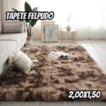 Tapete 2,00x1,50 Peludo Felpudo Sala E Quarto Várias Cores