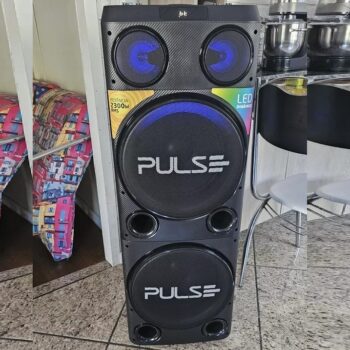 Torre de Som Pulse Double SP508 com Bluetooth, USB e Iluminação LED - 2300W