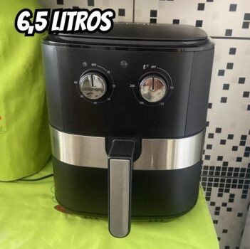 Airfryer Family Gadnic 6,5l 1700w Preta Antiaderente Airf0015a 110v