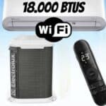 Ar-Condicionado Electrolux Split 18.000 BTUs Color Adapt Frio com Wi-fi (YI18F/YE18F) 220V