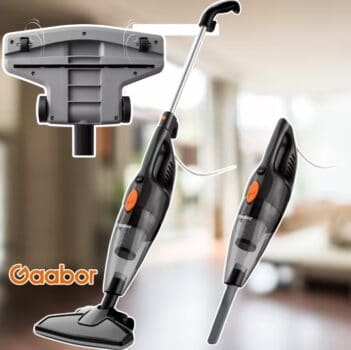 Aspirador de pó 1.5l Gaabor 650w 16000pa vertical mão cor preto