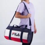 Bolsa Transversal Fila Letter Dna Azul-Marinho