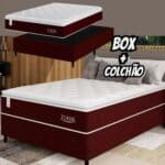 Promotop: As melhores Promoções,cupons e descontos! Cama Box Casal (Box + Colchão) Plumatex de Mola - Ensacada 53cm de Altura Turim
