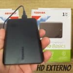 HD Externo Toshiba 1TB Canvio Basics Preto HDTB510XK3AA