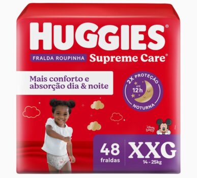 Huggies Fralda Roupinha Supreme Care XXG - 48 Unidades