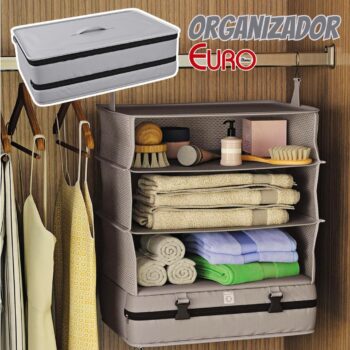 Organizador de roupas para Viagens e closet, CST6040/CST6057, Euro Home