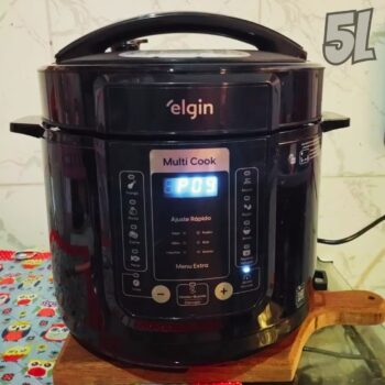 Panela De Pressão Digital Multi Cook 5l 900w Elgin Cor Preto Frequência 60 Hz 110V