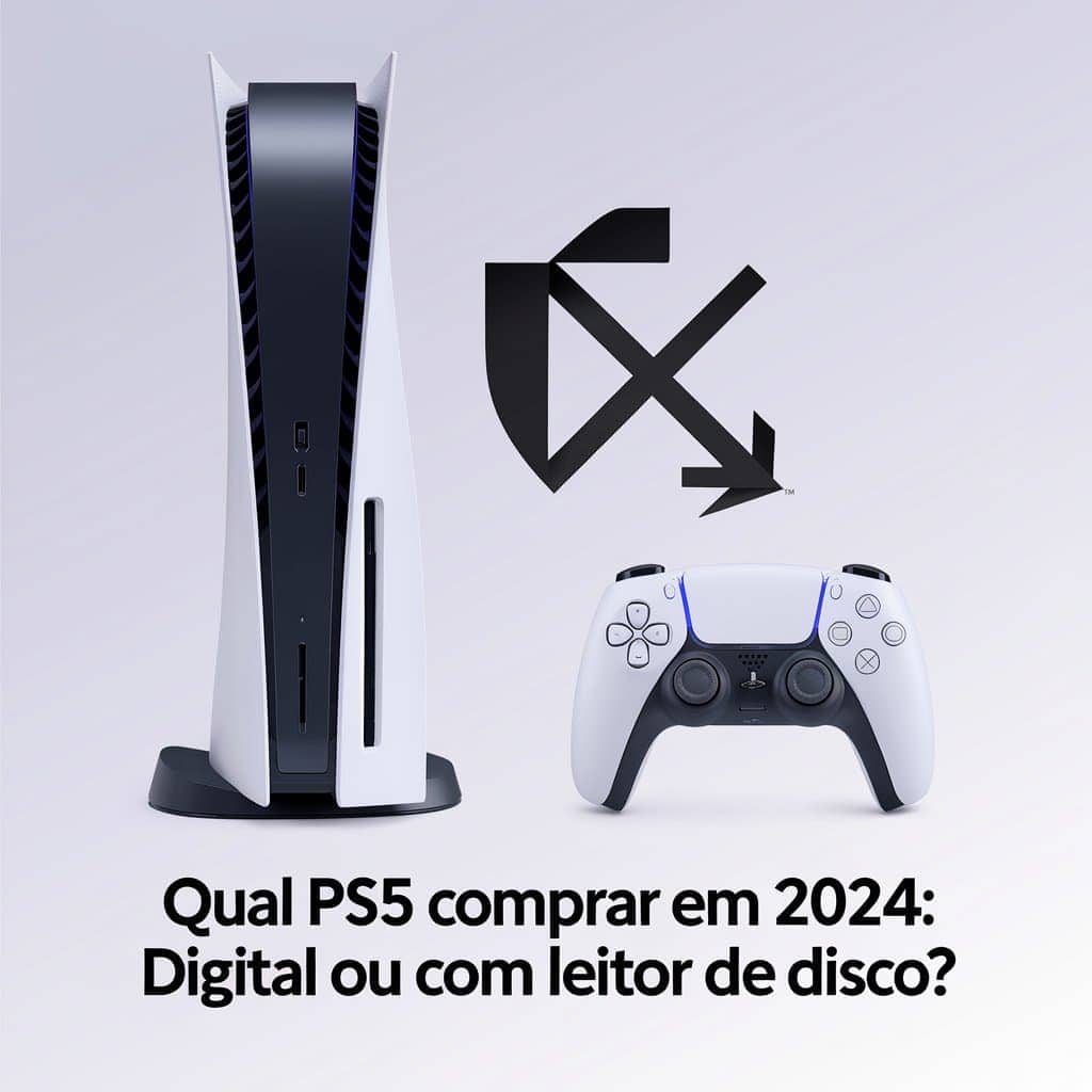 Qual PS5 Comprar em 2024: Digital ou com Leitor de Disco? Qual PS5 Comprar em 2024: Digital ou com Leitor de Disco?