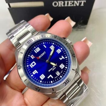 Relógio Orient Masculino Mbss1155a D2sx Azul