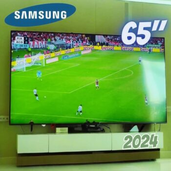 Samsung Smart TV 65" QLED 4K 65Q60D - Tecnologia de Pontos Quânticos, Design AirSlim, Gaming Hub