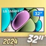 Smart Tv 32″ LR650 Hd Wi-fi Bluetooth Alexa Webos LG Preto