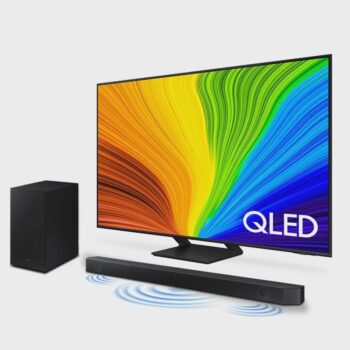 Smart Tv 55" Samsung QLED 4K 120Hz Q70D 2024 + Soundbar Q600C