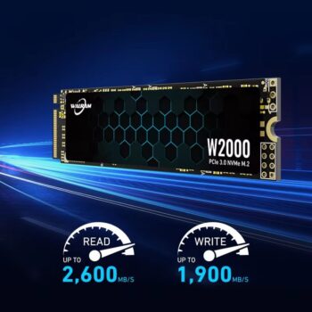 SSD M.2 NVMe Walram W2000 1TB, 2600MB/s