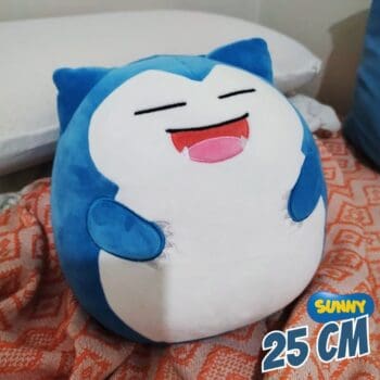 SUNNY, Squishmallows, Pelúcia do Snorlax, 25 cm