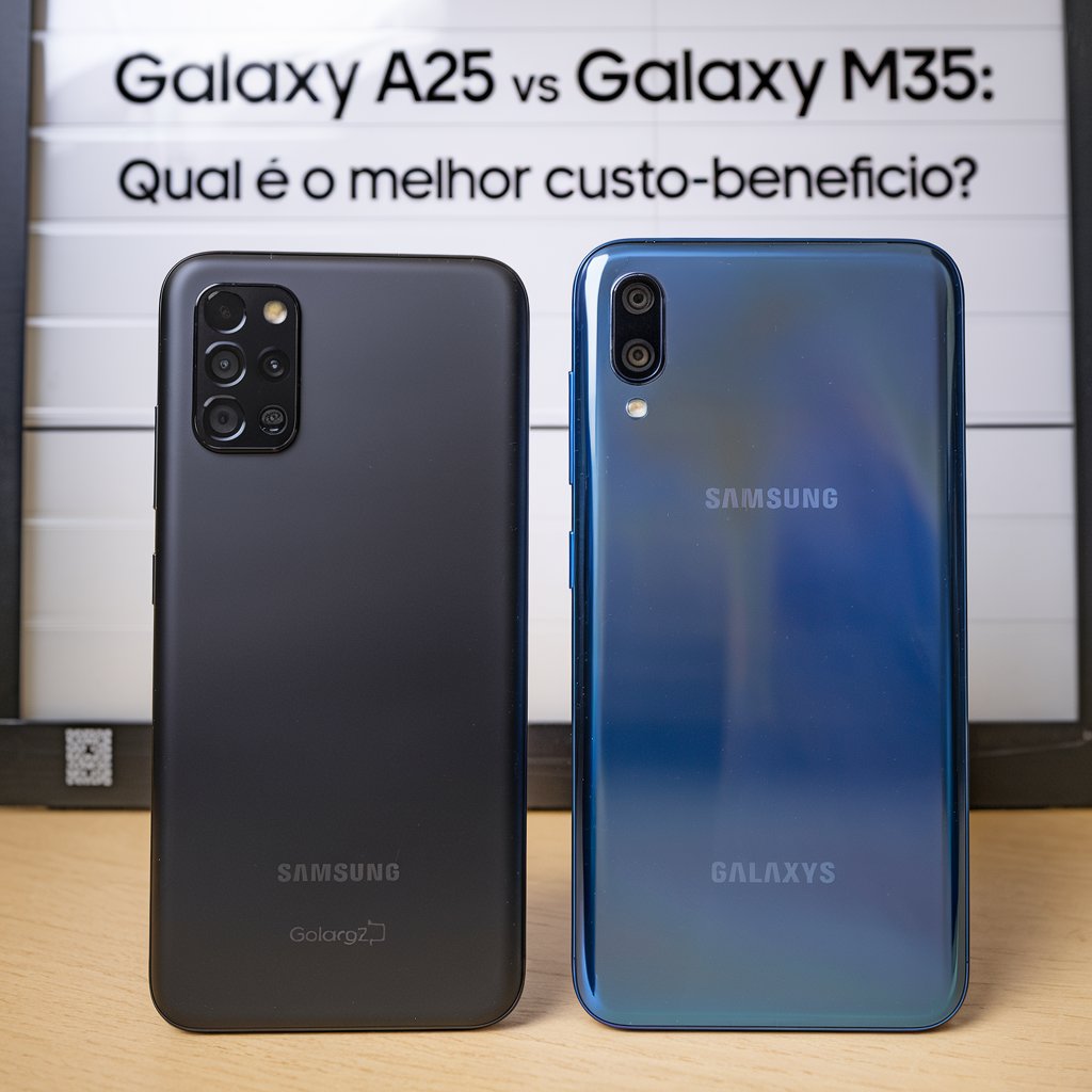 Galaxy A25 vs Galaxy M35: Qual é o Melhor Custo-Benefício?