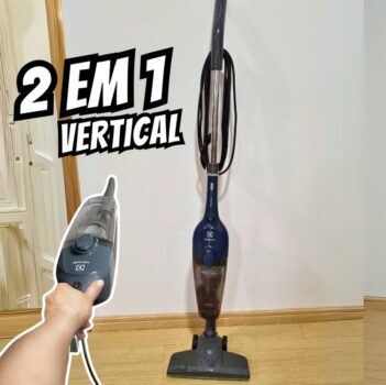 Aspirador de Pó Vertical 2 em 1 Electrolux Powerspeed Plus STK14 1300W - Denim Blue