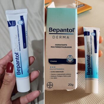 Bepantol Derma Toque Seco, Hidratante Corporal Multirrestaurador, para Pele Sensível e Extrasseca, 20g
