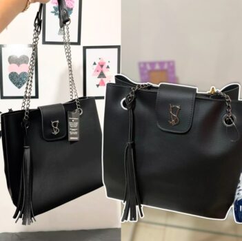 Bolsa Feminina Shopper Grande + Bolsinha Promoção Lançamento