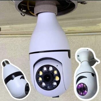 Camera Ip Segurança Lampada Panoramica Rastreio Wifi Espia - Wifi Smart Camera