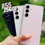 Celular Samsung Galaxy A55 5G, Câmera Tripla até 50MP, Tela 6.6", 256GB