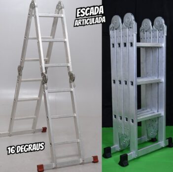 Escada Articulada Multifuncional 4x4 Fortt 16 D 4.47m-eam4x4