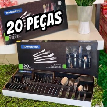 Faqueiro Tramontina Inox 20 Peças - Búzios