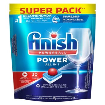 Finish Powerball Tabletes Detergente Lava Louças 30 unidades