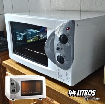 FISCHER FORNO ELÉTRICO BANCADA GRILL 44L BRANCO 127V 1323-5697