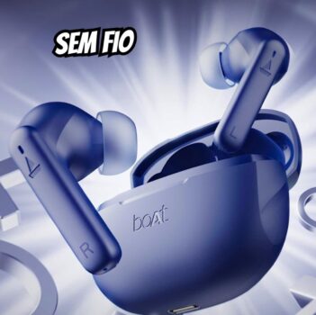 Fone de Ouvido Sem Fio Bluetooth Airdopes 170 - boAt - AZUL