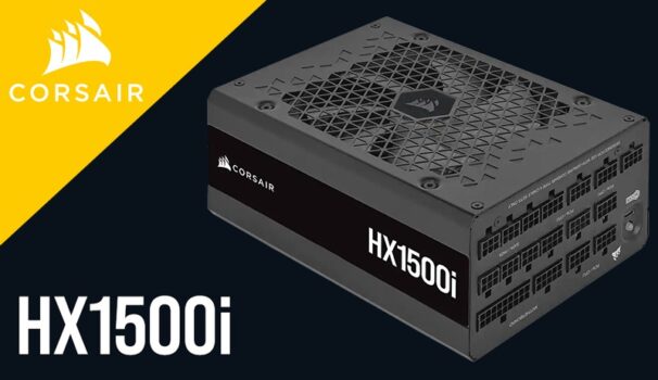 Fonte Corsair Hx1500i, 1500w, Full-modular, 80 Plus Platinum, Com Cabo, Preto - Cp-9020215-ww